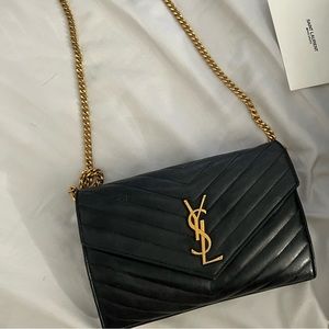 Ysl envelope cross body purse